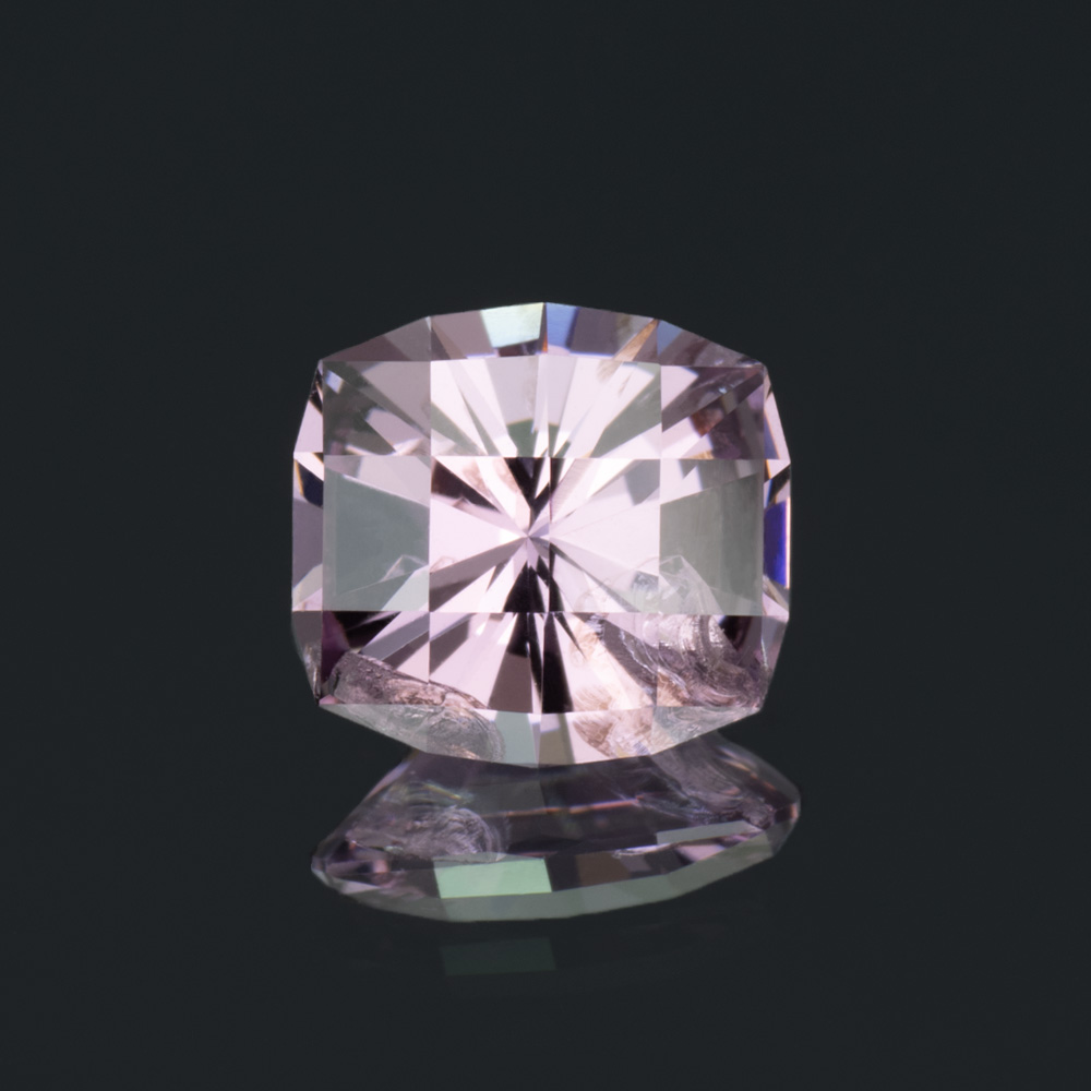 An image of a light pink spinel, 1.05 carats.
