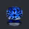 Lab-grown Ceylon blue sapphire.
